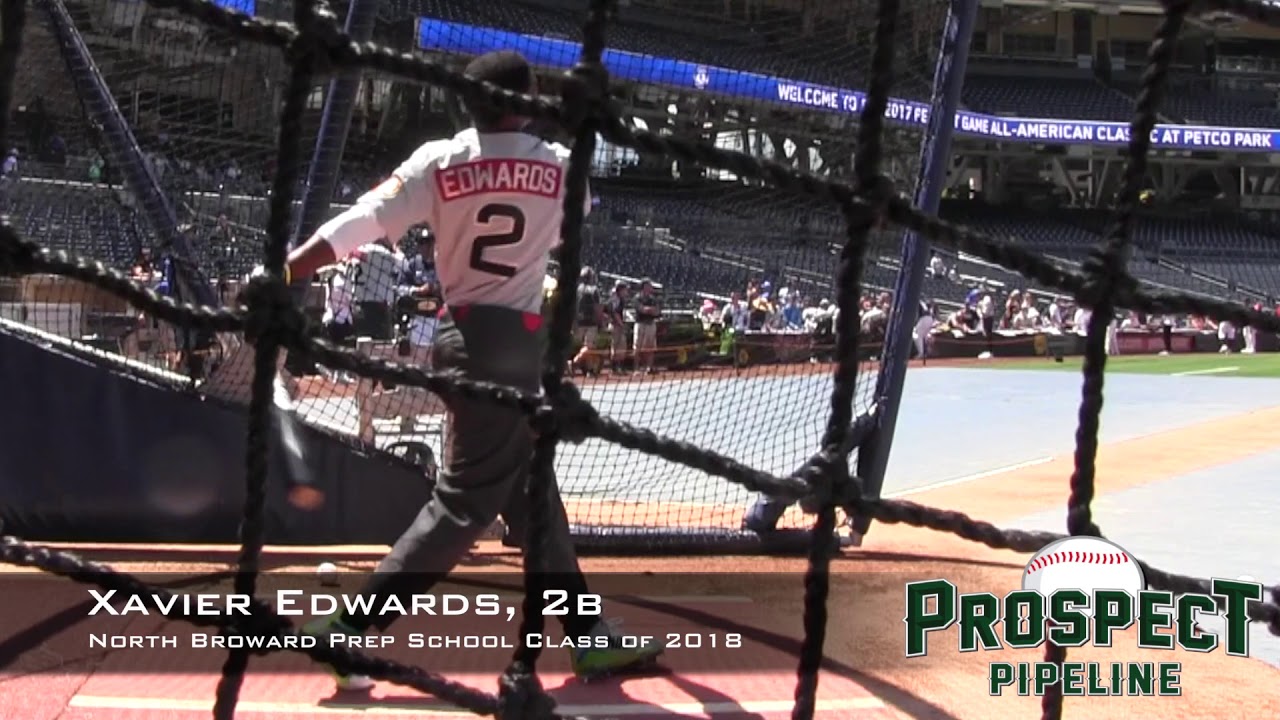 Xavier Edwards Prospect Video 2b North Broward Prep School Class Of