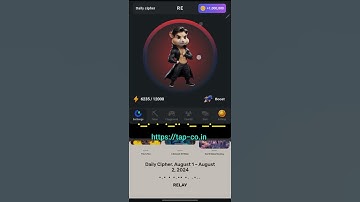 Hamster Kombat Daily Cipher. August 1.