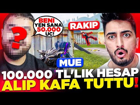 100.000 TL'YE HESAP ALDIM DEDİ! 50.000 UCSİNE VS ATTIK! (ENGELLEDİ!) | PUBG Mobile