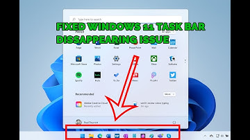 How to fix windows 11 taskbar not working, Taskbar Not Showing Issue