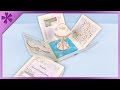 DIY 3D card for First Communion (ENG Subtitles) - Speed up #349