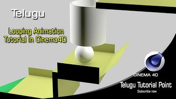 Cinema4D Looping Animation Tutorial |For Beginners |Telugu Tutorial Point 2020