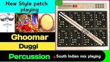 Octapad New Style Patch Setting | Roland Spd 20 | Ghoomar + Duggi + Percussion Mix | #Octapad_music