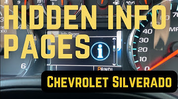 Silverado Settings You Need to Know.