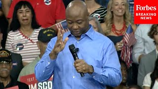 GLITCH: Tim Scott Has Some Microphone Problems During 2024 Presidential Announcement Speech