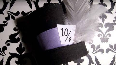 Halloween: How to Make a Mini Top Hat