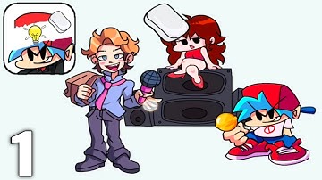 FNF Erase - Friday Night Music - Gameplay Walkthrough Part 1 All Levels 1-100 (Android & iOS)