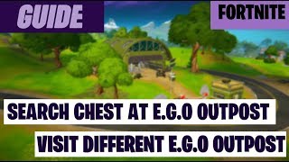 Search Chest at E.G.O Outpost I Visit Different E.G.O Outposts  Fortnite I Ninya Tonaya