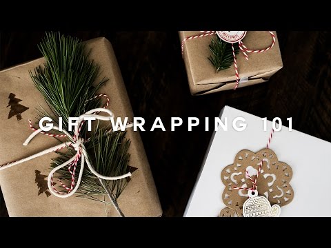 How To: DIY Minimal Gift Wrapping for the Holidays! ❄️ 🎄 🎅