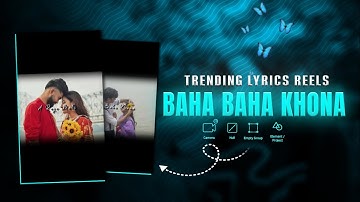 NEW SANTALI TRENDING LYRICS STATUS EDITING TUTORIAL // BAHA BAHA KHONA // SANTALI LYRICS XML FILE 