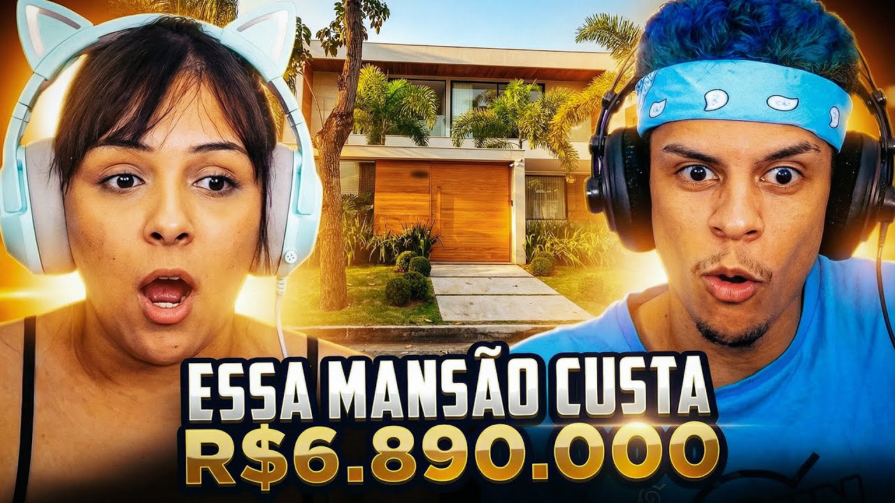 MANSÃO que custa R$ 6.890.000,00 😱 | [Casal Jounin React] 🔥