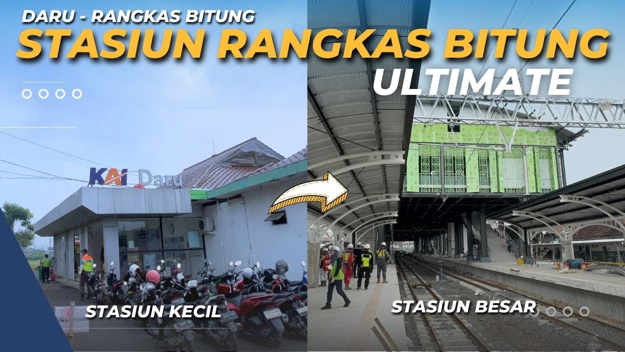 Stasiun Rangkas PERJALANAN DARI DARU KE RANGKAS BITUNG ULTIMATE!! Bahas Stasiun - YouTube