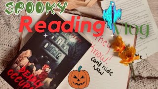 Reading vlog| Deadly Occupants|Paranormal|Reading experience 😱😨😳
