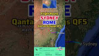 ✈️ Sydney to Rome Flight 🇦🇺➡️🇮🇹 | Qantas Airways QF5 | Boeing 787-9