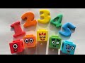 Hi Numberblocks! Learning Numbers 1-10 Educational Toy Video For Toddlers Learn Math and Big Numbers