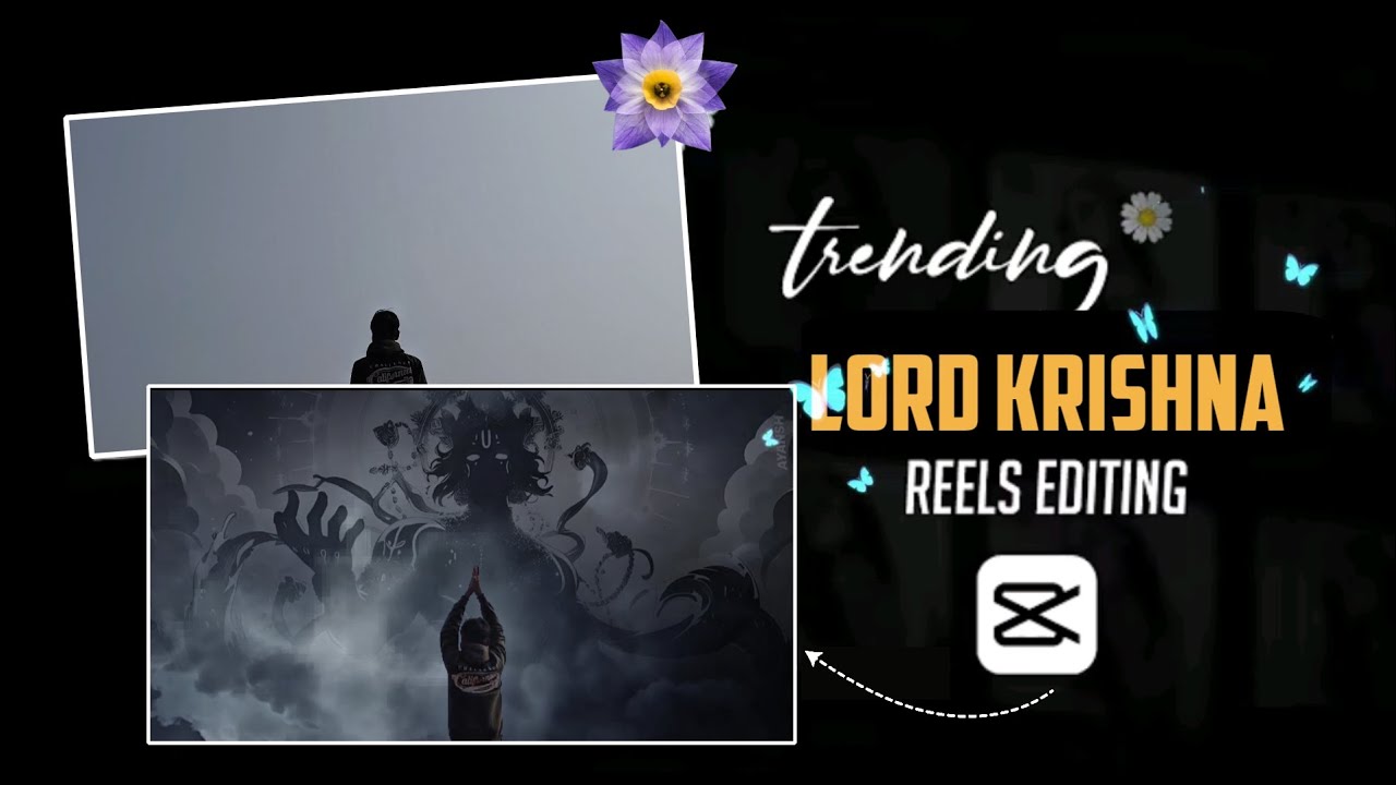 Trending Lord Krishna Sky Reels Editing Tutorial | mahadev reels video editing on Capcut