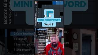 Boston Globe Mini Crossword - Sept 7