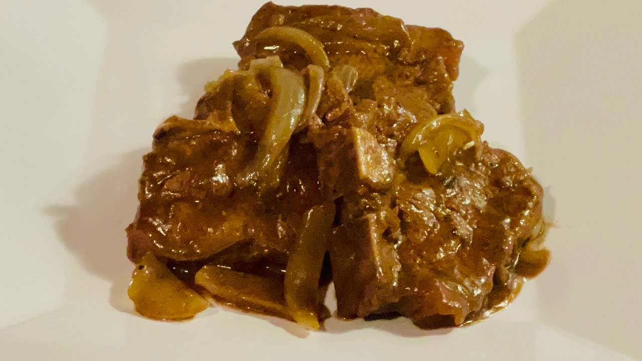 Smothered Lamb Loin Chops