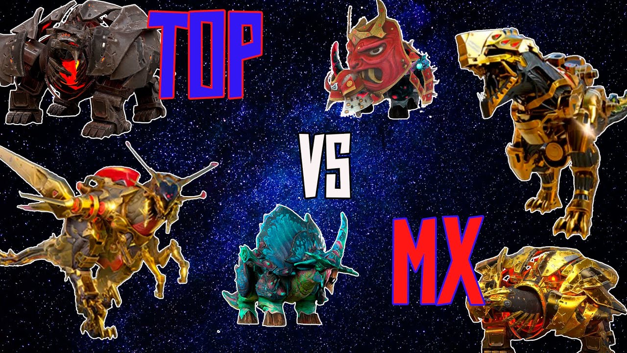 JMW. Dino war - Clan War No 9. TOP vs MX