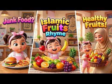 Islamic Fruits Rhyme | Alhamdulillah for Every Fruit