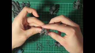 Creepy Critters from Classic Fantasy - unboxing and assembling Wargames Atlantic Giant Spiders