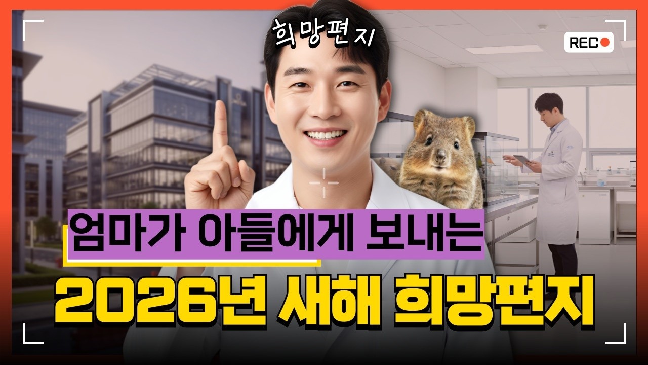 2026년,엄마가 듬직하게 자라준 아들에게 보내는 마음의 편지