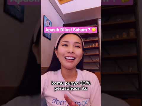 Kalau saham right issue, gak ditebus jadi terdilusi, dilusi apaan ? 🤔