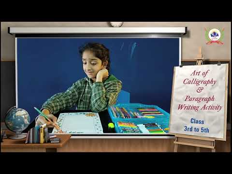 Art of Calligraphy & Paragraph Writing Activity