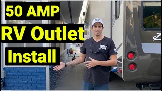 Installing a 50 Amp RV outlet at your home  Why Not RV: Episode 2