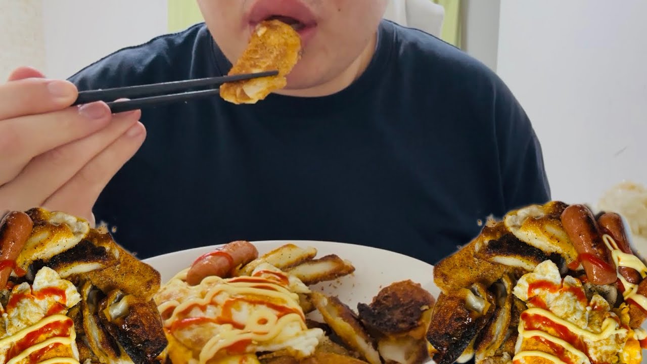 パリパリスパイシーチーズ餃子｜モッパン｜ASMR 咀嚼音｜MUKBANG