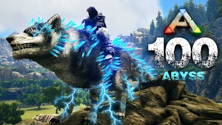 ARK Abyss 100 วัน EP.1 | หมาป่าสายฟ้า + น้ำเเข็ง บอสตัวเเรก !! (พากษ์นรก)