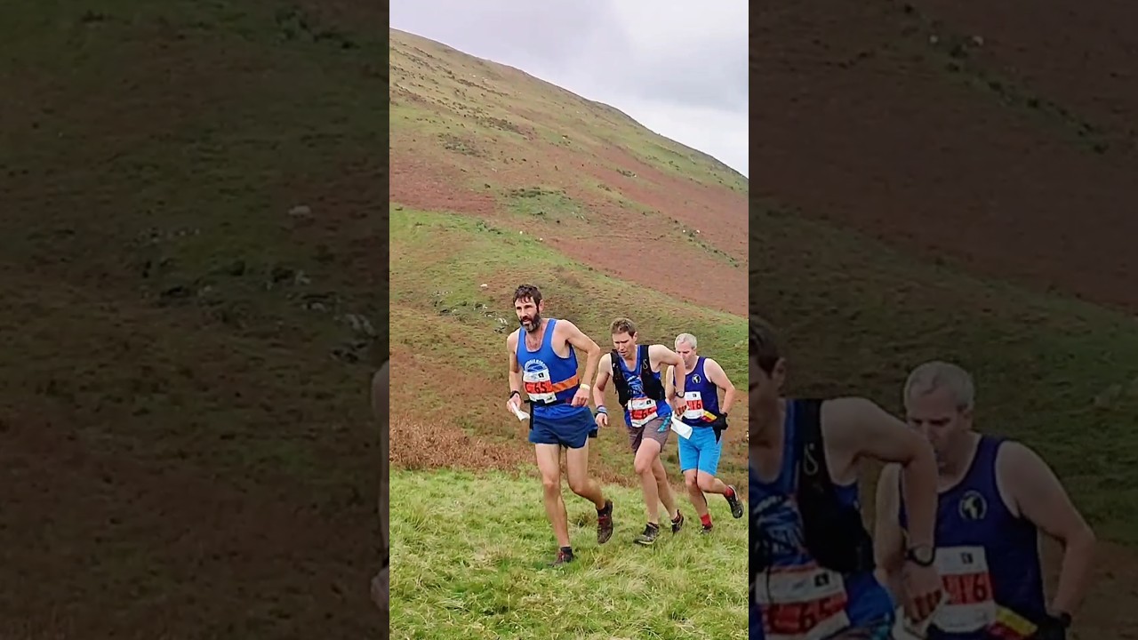 Фрагменты навигационного этапа (3) British Fell Relays 2025 