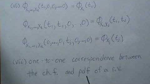 Joint Characteristic Function