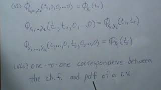 Joint Characteristic Function