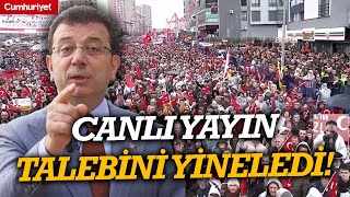 Ekrem İmamoğlunun Denizliye Mektubu Canlı Yayın Talebini Yineledi