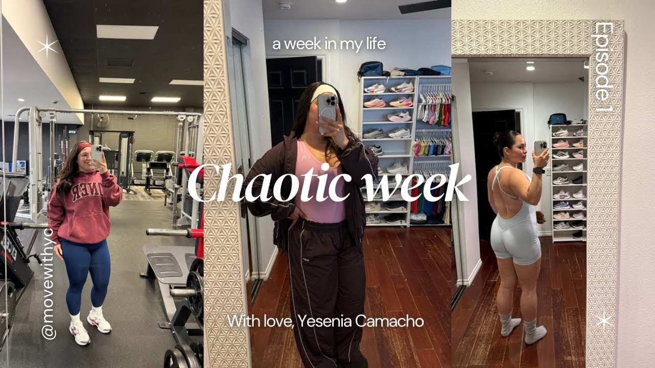 A WEEK IN MY LIFE, GYM, LIFE, CHAOS