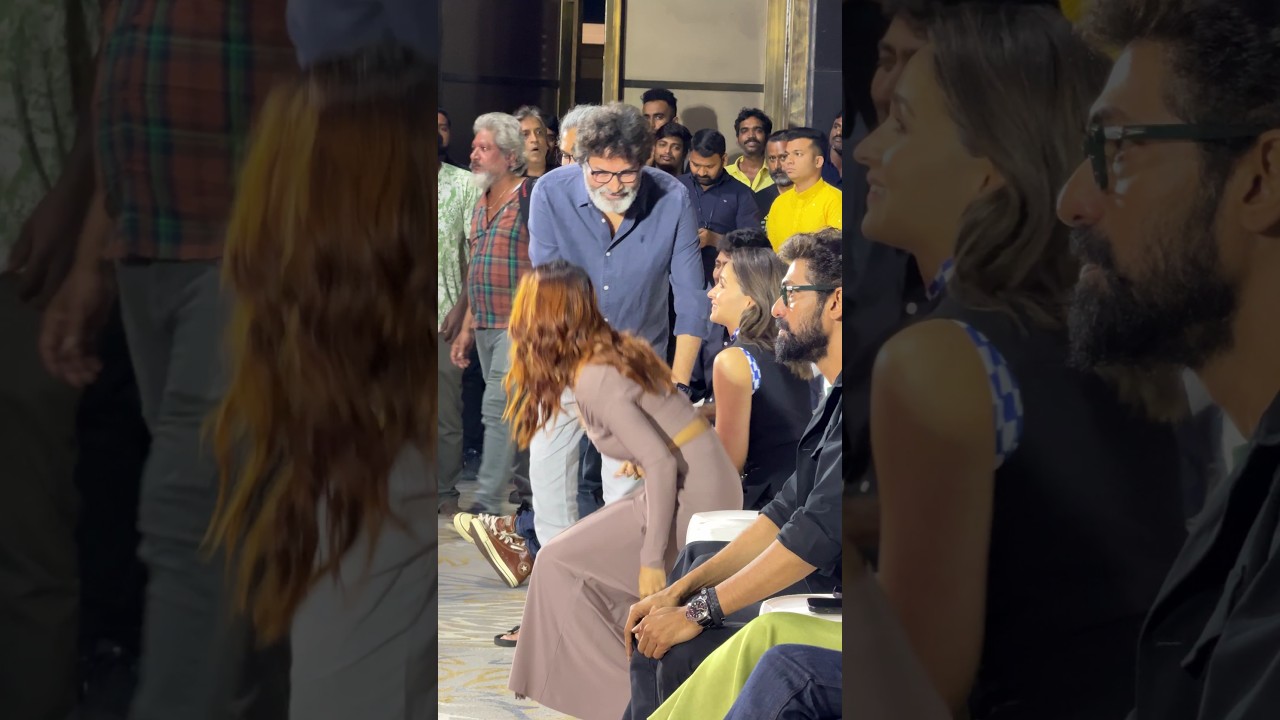 Trivikram Srinivas at Jigra Pre-release event 