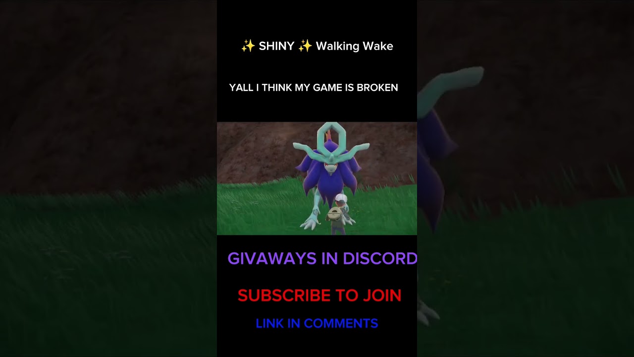 ✨ SHINY Walking Wake in Scarlet and Violet ✨ | Discord in comments