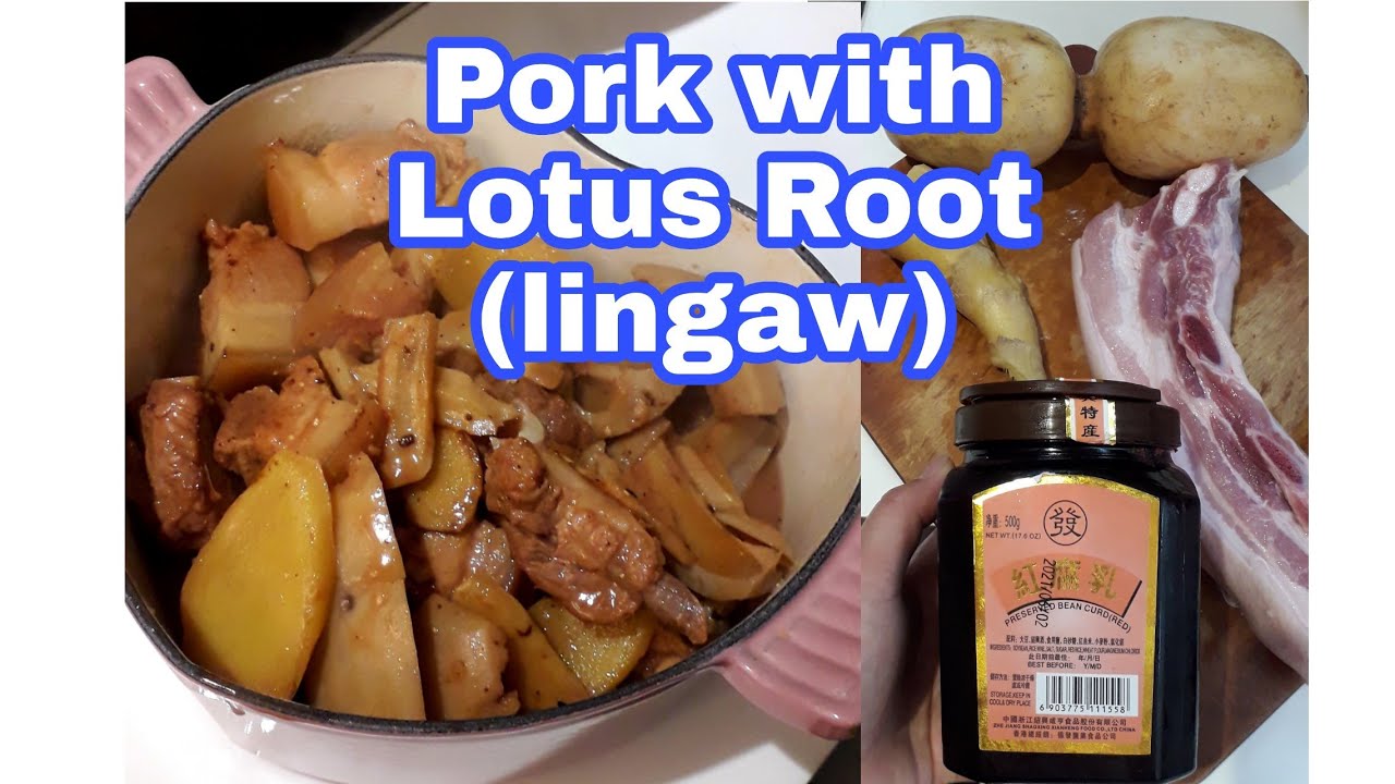 (Chinese food)LOTUS ROOT WITH PORK YouTube