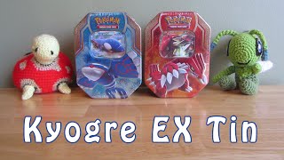 Opening a Kyogre EX Tin