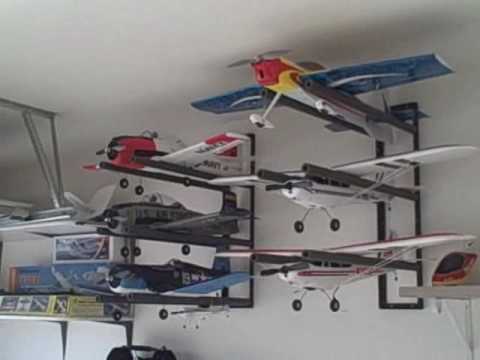 Radio Control RC Airplane Wall Hanger Storage Rack...