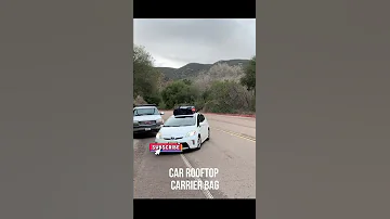 TRAILER CAR ROOFTOP CARGO CARRIER BAG DEMO INSTALLATION 