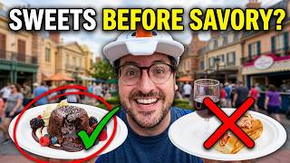 I ate DESSERT before DINNER at the Epcot Food & Wine Festival!