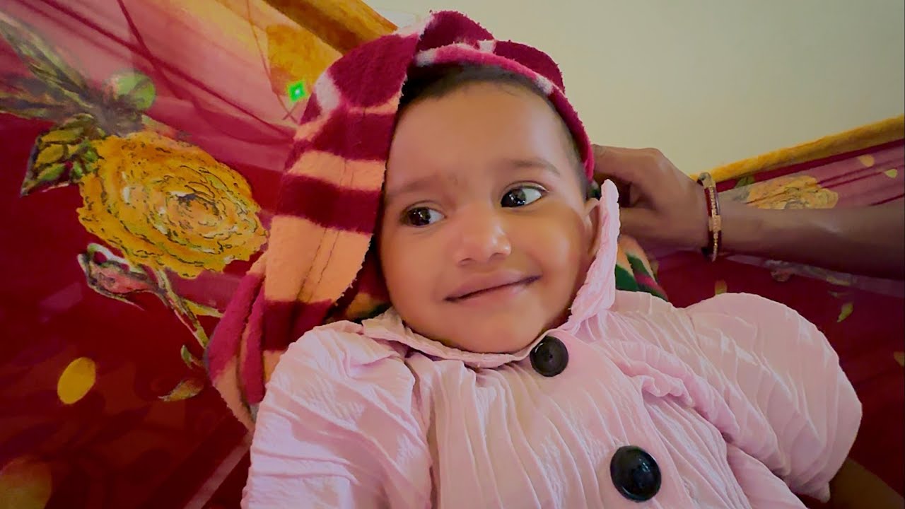 झोळीत झोपलेल्या सईला माऊलीने उठवलं 🫢