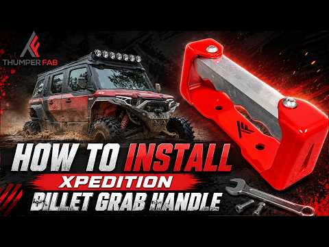 How to Install: Polaris Xpedition Front Grab Handles | Thumper Fab