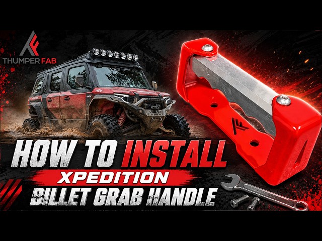 カーペンター　ハッスルポップ100 How to Install: Polaris Xpedition Front Grab Handles | Thumper Fab