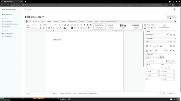 PHP, Symfony, Collabora, WOPI, EasyAdminBundle and EntityAuditBundle