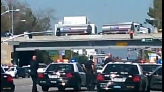 Los Angeles Sherman Oaks Police got the big guns out