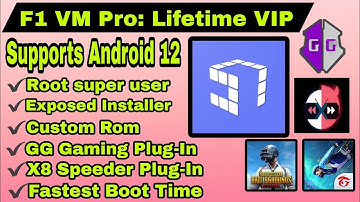F1 VM Root New Updates Support All bits - 64/32bit VIP Features