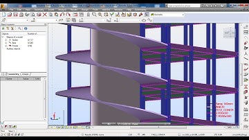 Autodesk Robot Structural Analysis-Modeling of Ramp  (Spiral Stair)